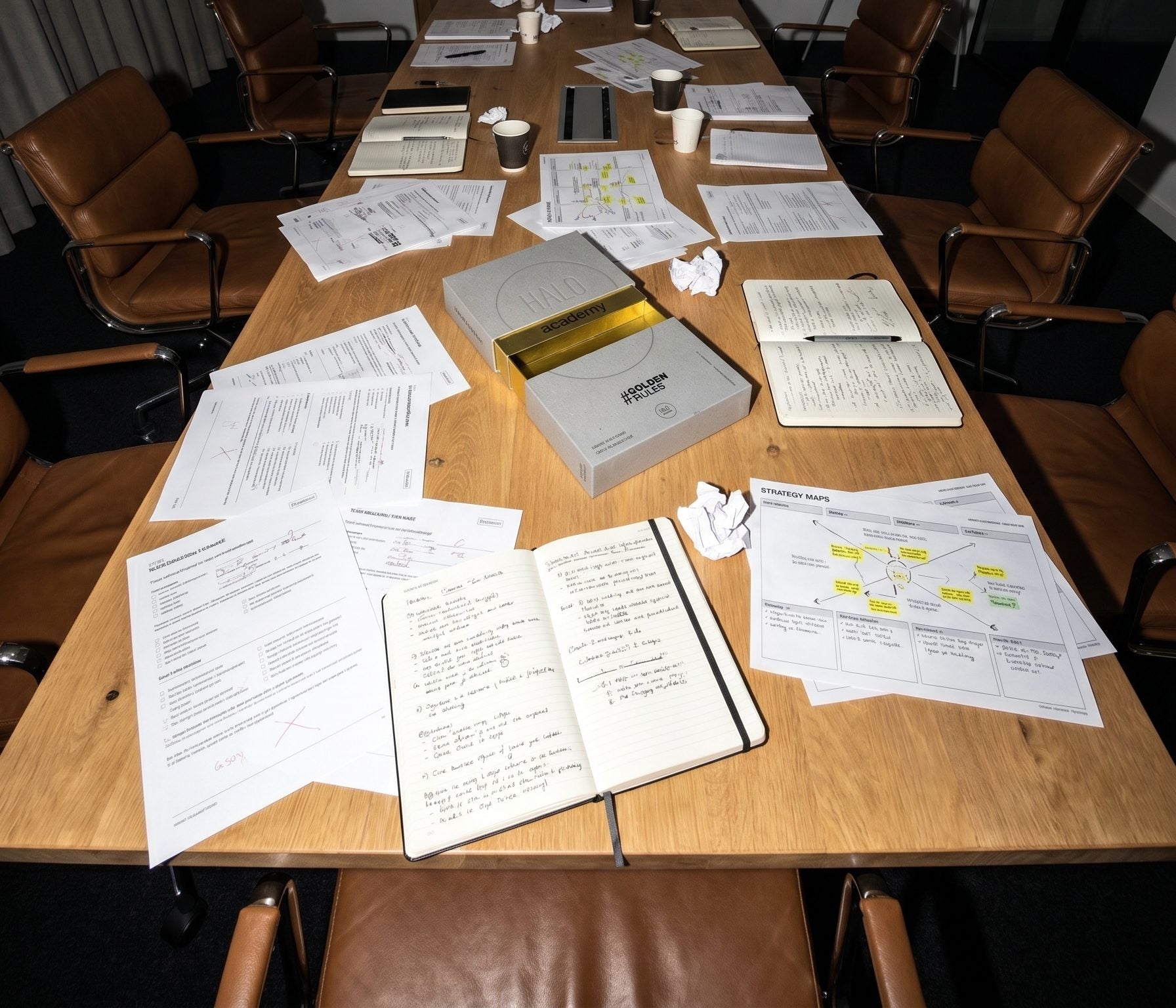 HALO Golden Rules Session, Strategie-Arbeit