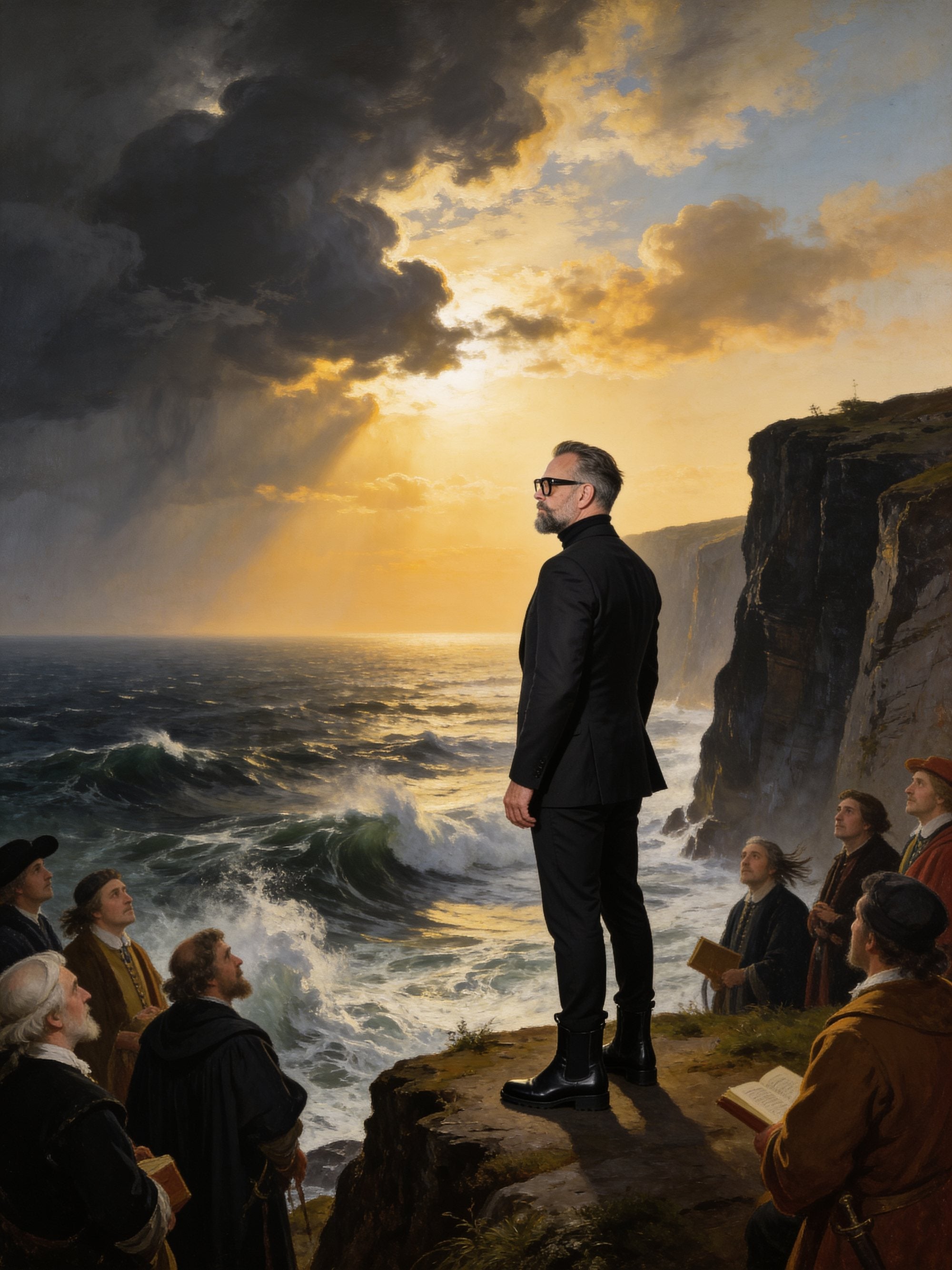 Dennis van Lierop an der Klippe, Motivwelt des Buchs Der Friseur, der zu viel sah