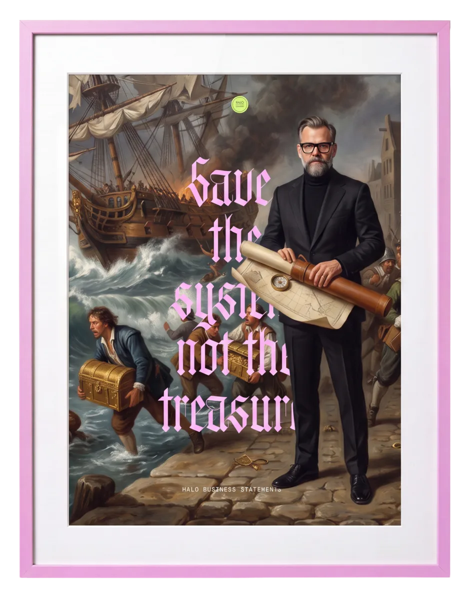 Save the system, not the treasure.